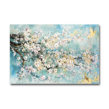 Wholesale Handmade Modern Decorative Flowers Oil Painting for Wall Decor